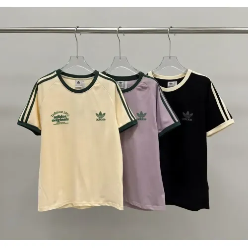 Replica Adidas T-Shirts Short Sleeved For Unisex #1450473 $32.00 USD for Wholesale