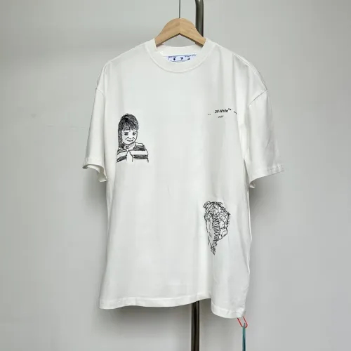 Wholesale Off-White T-Shirts Short Sleeved For Unisex #1450502 $42.00 USD, Wholesale Quality Replica Off-White T-Shirts