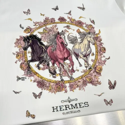 Replica Hermes T-Shirts Short Sleeved For Men #1450525 $80.00 USD for Wholesale