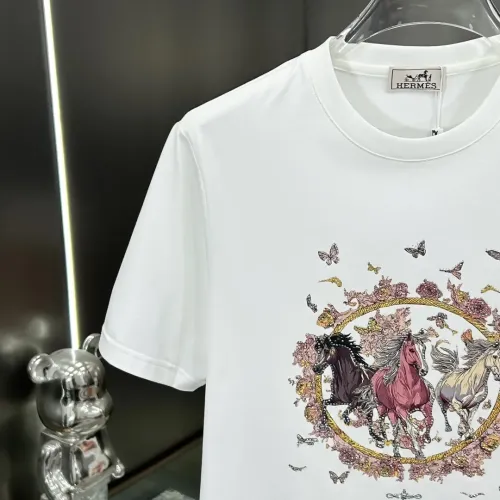 Replica Hermes T-Shirts Short Sleeved For Men #1450525 $80.00 USD for Wholesale