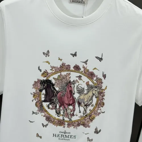 Replica Hermes T-Shirts Short Sleeved For Men #1450525 $80.00 USD for Wholesale