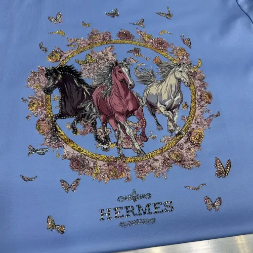 Replica Hermes T-Shirts Short Sleeved For Men #1450526 $80.00 USD for Wholesale