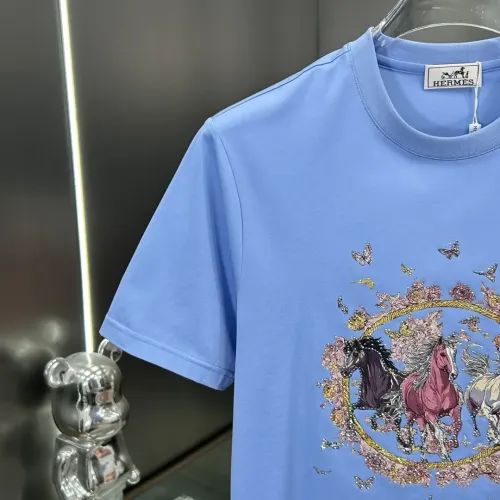 Replica Hermes T-Shirts Short Sleeved For Men #1450526 $80.00 USD for Wholesale