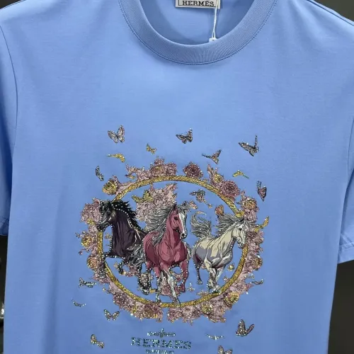 Replica Hermes T-Shirts Short Sleeved For Men #1450526 $80.00 USD for Wholesale