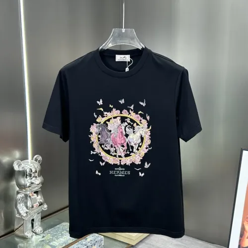 Wholesale Hermes T-Shirts Short Sleeved For Men #1450527 $80.00 USD, Wholesale Quality Replica Hermes T-Shirts