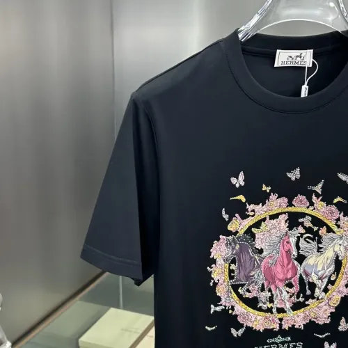 Replica Hermes T-Shirts Short Sleeved For Men #1450527 $80.00 USD for Wholesale