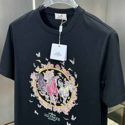 Replica Hermes T-Shirts Short Sleeved For Men #1450527 $80.00 USD for Wholesale