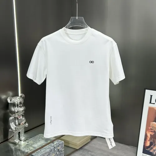 Wholesale Salvatore Ferragamo T-Shirts Short Sleeved For Men #1450544 $56.00 USD, Wholesale Quality Replica Salvatore Ferragamo T-Shirts