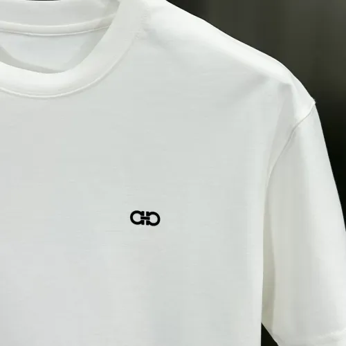 Replica Salvatore Ferragamo T-Shirts Short Sleeved For Men #1450544 $56.00 USD for Wholesale