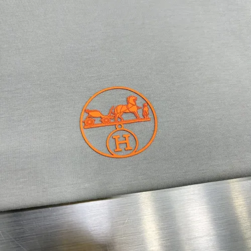Replica Hermes T-Shirts Short Sleeved For Men #1450584 $56.00 USD for Wholesale