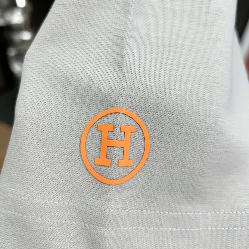 Replica Hermes T-Shirts Short Sleeved For Men #1450584 $56.00 USD for Wholesale