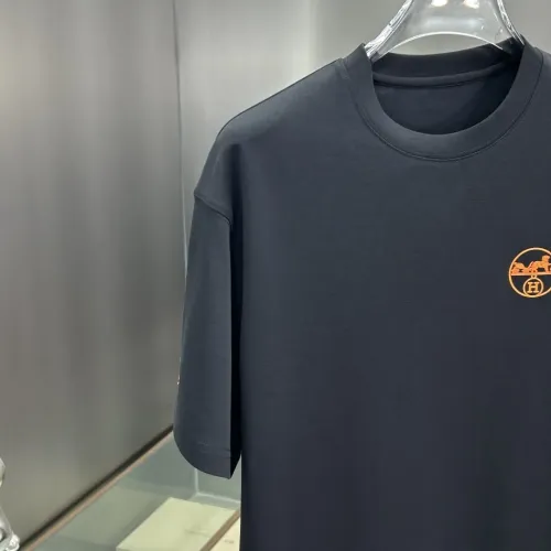 Replica Hermes T-Shirts Short Sleeved For Men #1450585 $56.00 USD for Wholesale