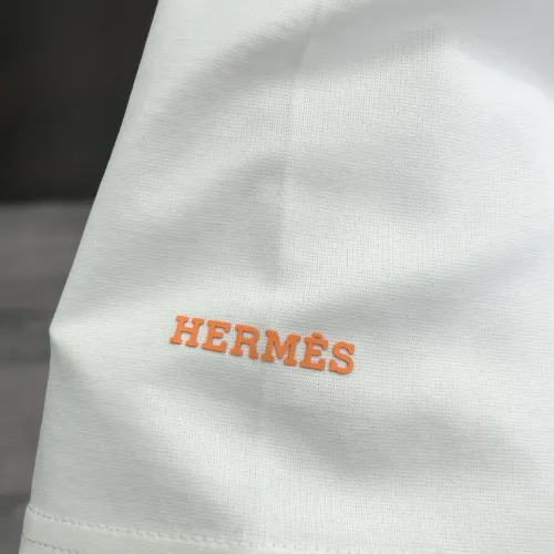 Replica Hermes T-Shirts Short Sleeved For Men #1450586 $56.00 USD for Wholesale