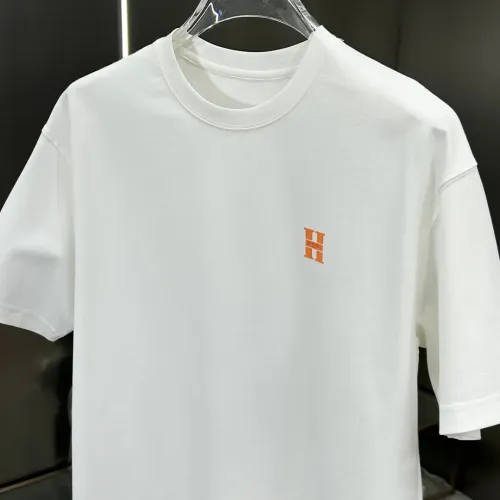 Replica Hermes T-Shirts Short Sleeved For Men #1450586 $56.00 USD for Wholesale