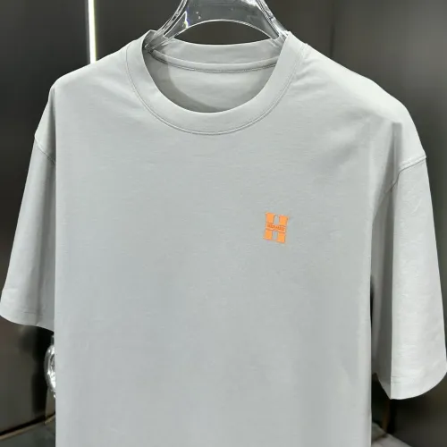 Replica Hermes T-Shirts Short Sleeved For Men #1450587 $56.00 USD for Wholesale