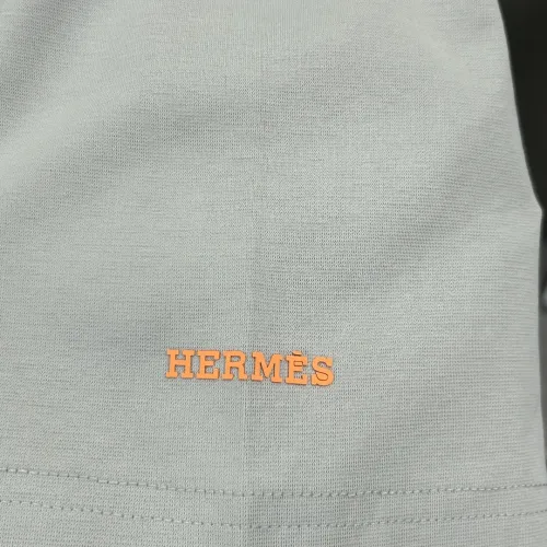 Replica Hermes T-Shirts Short Sleeved For Men #1450587 $56.00 USD for Wholesale