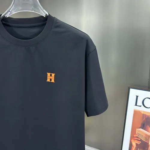 Replica Hermes T-Shirts Short Sleeved For Men #1450588 $56.00 USD for Wholesale