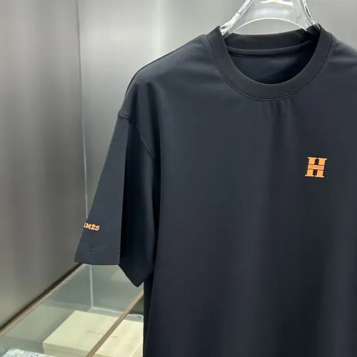 Replica Hermes T-Shirts Short Sleeved For Men #1450588 $56.00 USD for Wholesale
