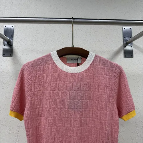 Replica Fendi T-Shirts Short Sleeved For Women #1450594 $80.00 USD for Wholesale