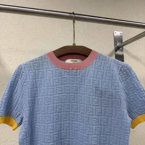 Replica Fendi T-Shirts Short Sleeved For Women #1450595 $80.00 USD for Wholesale