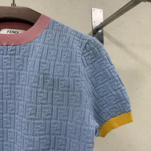 Replica Fendi T-Shirts Short Sleeved For Women #1450595 $80.00 USD for Wholesale