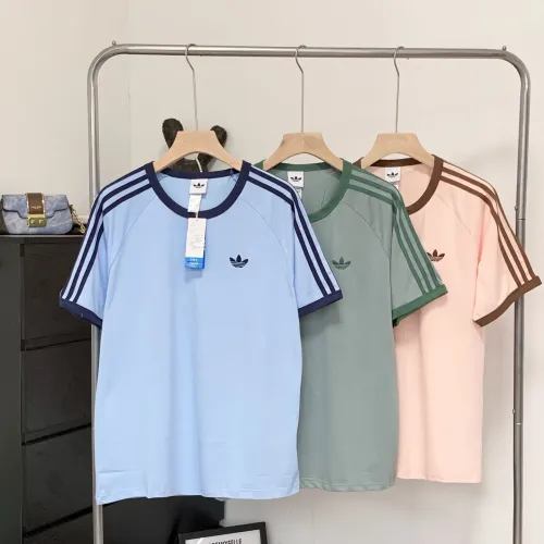 Replica Adidas T-Shirts Short Sleeved For Unisex #1450597 $27.00 USD for Wholesale
