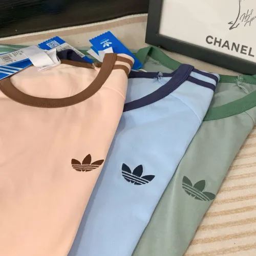 Replica Adidas T-Shirts Short Sleeved For Unisex #1450599 $27.00 USD for Wholesale