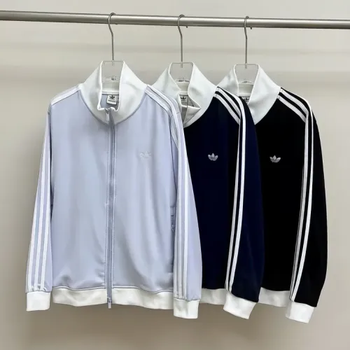 Replica Adidas Jackets Long Sleeved For Men #1450630 $45.00 USD for Wholesale