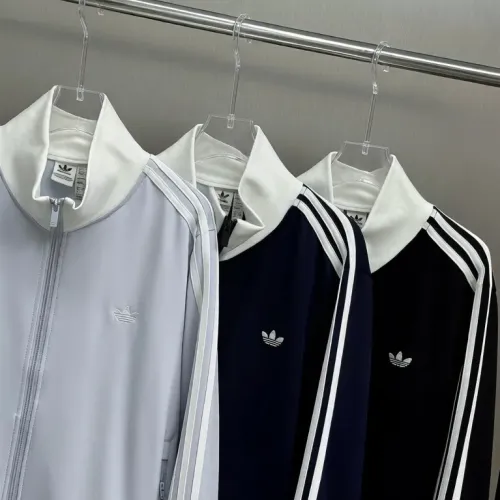 Replica Adidas Jackets Long Sleeved For Men #1450630 $45.00 USD for Wholesale