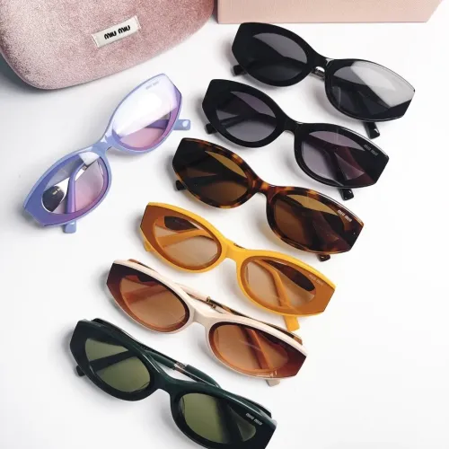 Replica MIU MIU AAA Quality Sunglasses #1450679 $60.00 USD for Wholesale