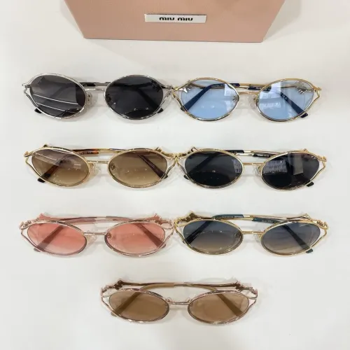 Replica MIU MIU AAA Quality Sunglasses #1450704 $60.00 USD for Wholesale