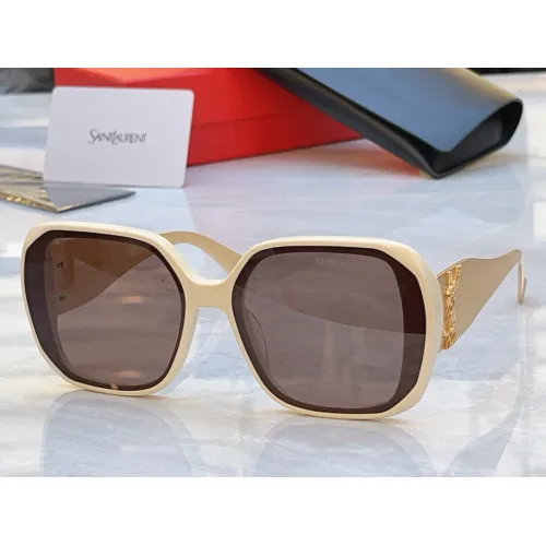 Wholesale Yves Saint Laurent YSL AAA Quality Sunglasses #1450769 $60.00 USD, Wholesale Quality Replica Yves Saint Laurent YSL AAA Quality Sunglasses