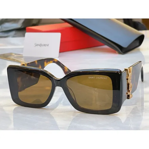 Wholesale Yves Saint Laurent YSL AAA Quality Sunglasses #1450770 $60.00 USD, Wholesale Quality Replica Yves Saint Laurent YSL AAA Quality Sunglasses