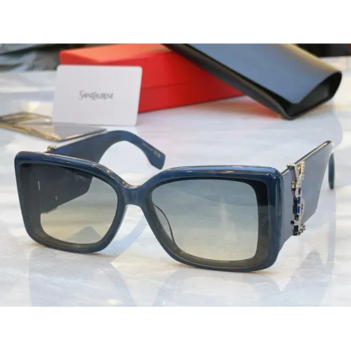 Wholesale Yves Saint Laurent YSL AAA Quality Sunglasses #1450773 $60.00 USD, Wholesale Quality Replica Yves Saint Laurent YSL AAA Quality Sunglasses