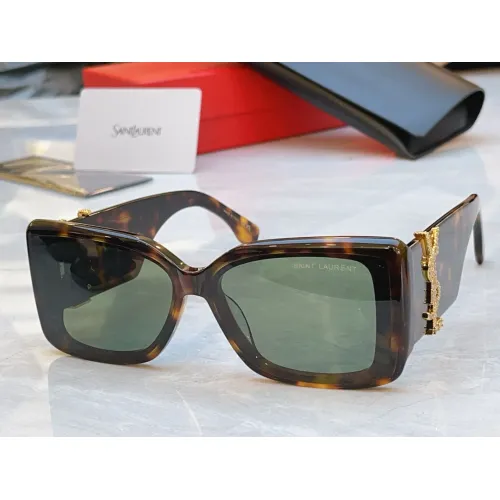 Wholesale Yves Saint Laurent YSL AAA Quality Sunglasses #1450777 $60.00 USD, Wholesale Quality Replica Yves Saint Laurent YSL AAA Quality Sunglasses