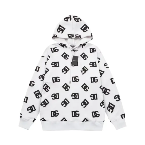 Wholesale Dolce &amp; Gabbana D&amp;G Hoodies Long Sleeved For Men #1450783 $34.00 USD, Wholesale Quality Replica Dolce &amp; Gabbana D&amp;G Hoodies