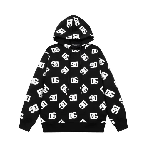 Wholesale Dolce &amp; Gabbana D&amp;G Hoodies Long Sleeved For Men #1450784 $34.00 USD, Wholesale Quality Replica Dolce &amp; Gabbana D&amp;G Hoodies