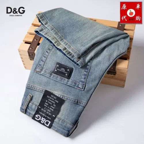 Replica Dolce & Gabbana D&G Jeans For Men #1450807 $45.00 USD for Wholesale