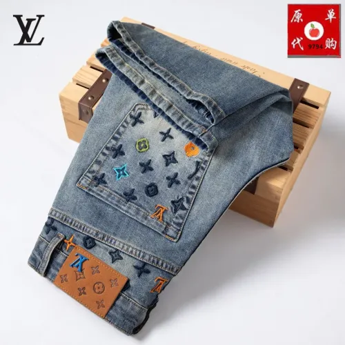 Replica Louis Vuitton LV Jeans For Men #1450811 $45.00 USD for Wholesale
