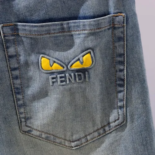 Replica Fendi Jeans For Men #1450813 $45.00 USD for Wholesale