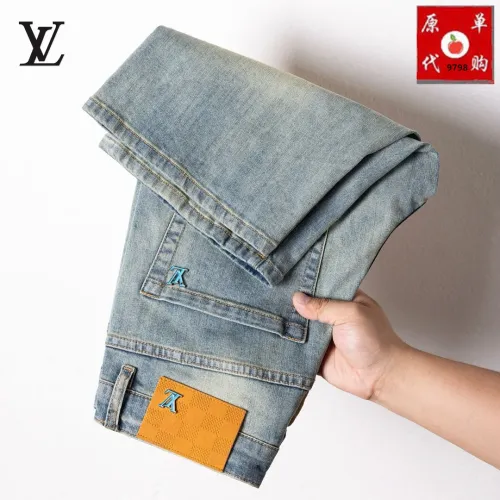 Replica Louis Vuitton LV Jeans For Men #1450814 $45.00 USD for Wholesale