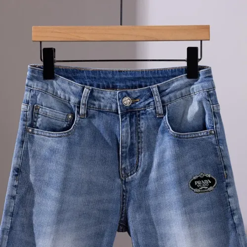 Replica Prada Jeans For Men #1450816 $45.00 USD for Wholesale