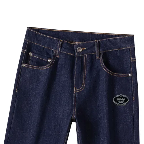 Replica Prada Jeans For Men #1450817 $45.00 USD for Wholesale