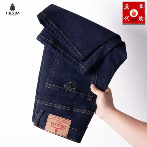 Replica Prada Jeans For Men #1450817 $45.00 USD for Wholesale