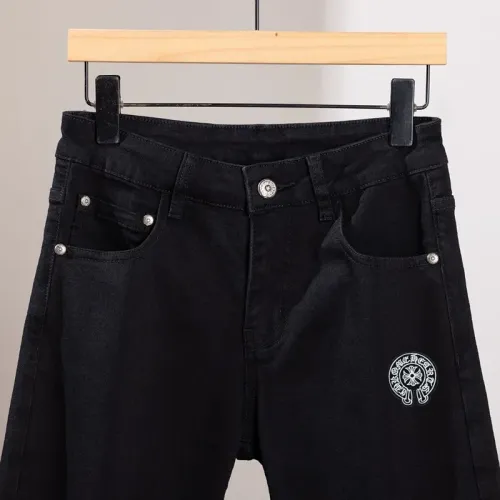 Replica Chrome Hearts Jeans For Men #1450818 $45.00 USD for Wholesale