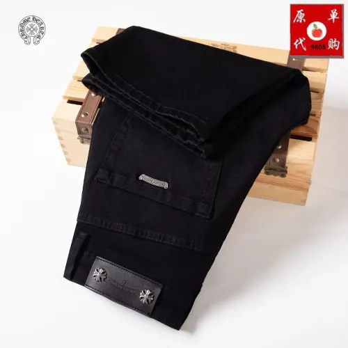 Replica Chrome Hearts Jeans For Men #1450818 $45.00 USD for Wholesale