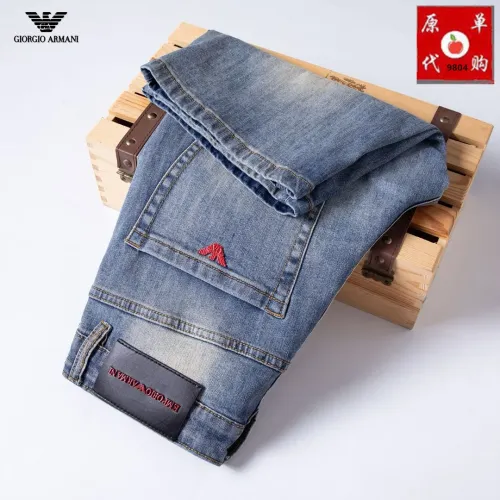 Replica Armani Jeans For Men #1450823 $45.00 USD for Wholesale