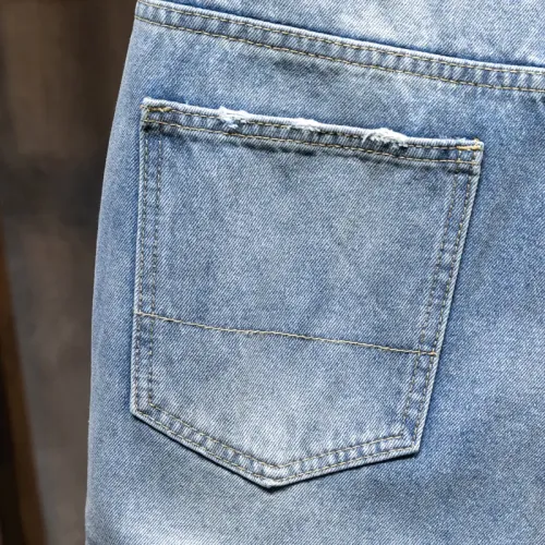 Replica Hermes Jeans For Men #1450832 $40.00 USD for Wholesale