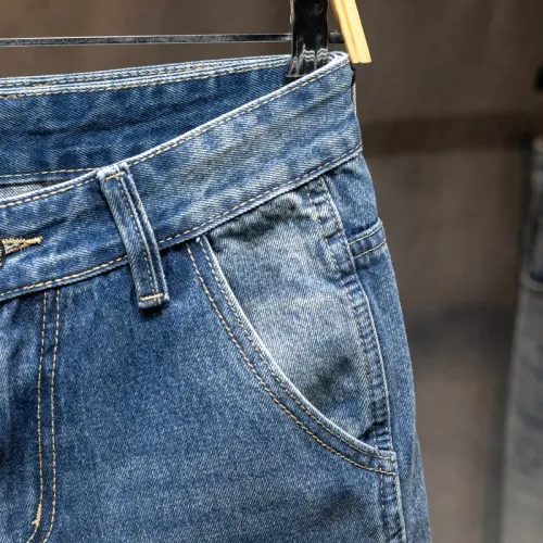 Replica Fendi Jeans For Men #1450838 $40.00 USD for Wholesale