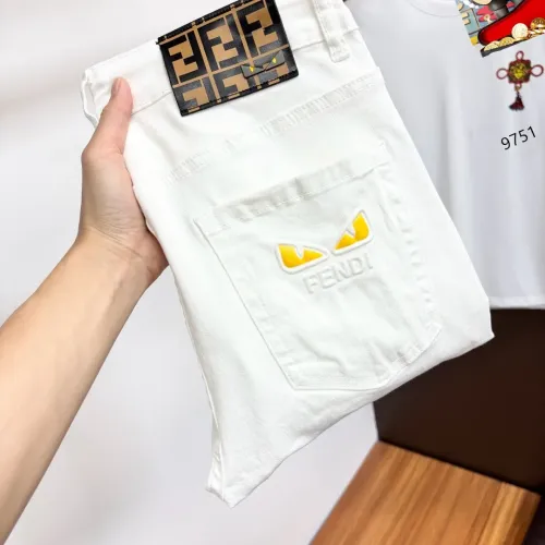 Wholesale Fendi Jeans For Men #1450849 $48.00 USD, Wholesale Quality Replica Fendi Jeans